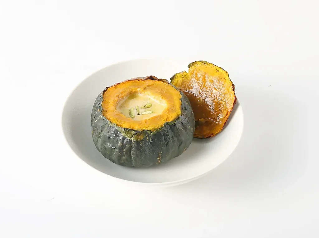 Whole Sweet Pumpkin Soy Cream Soup at Dr. Robbin